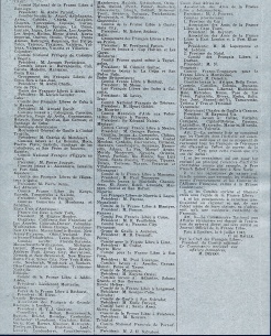 Journal officiel de la France Combatttante, n° 9, 28 août 1942 (RFL).