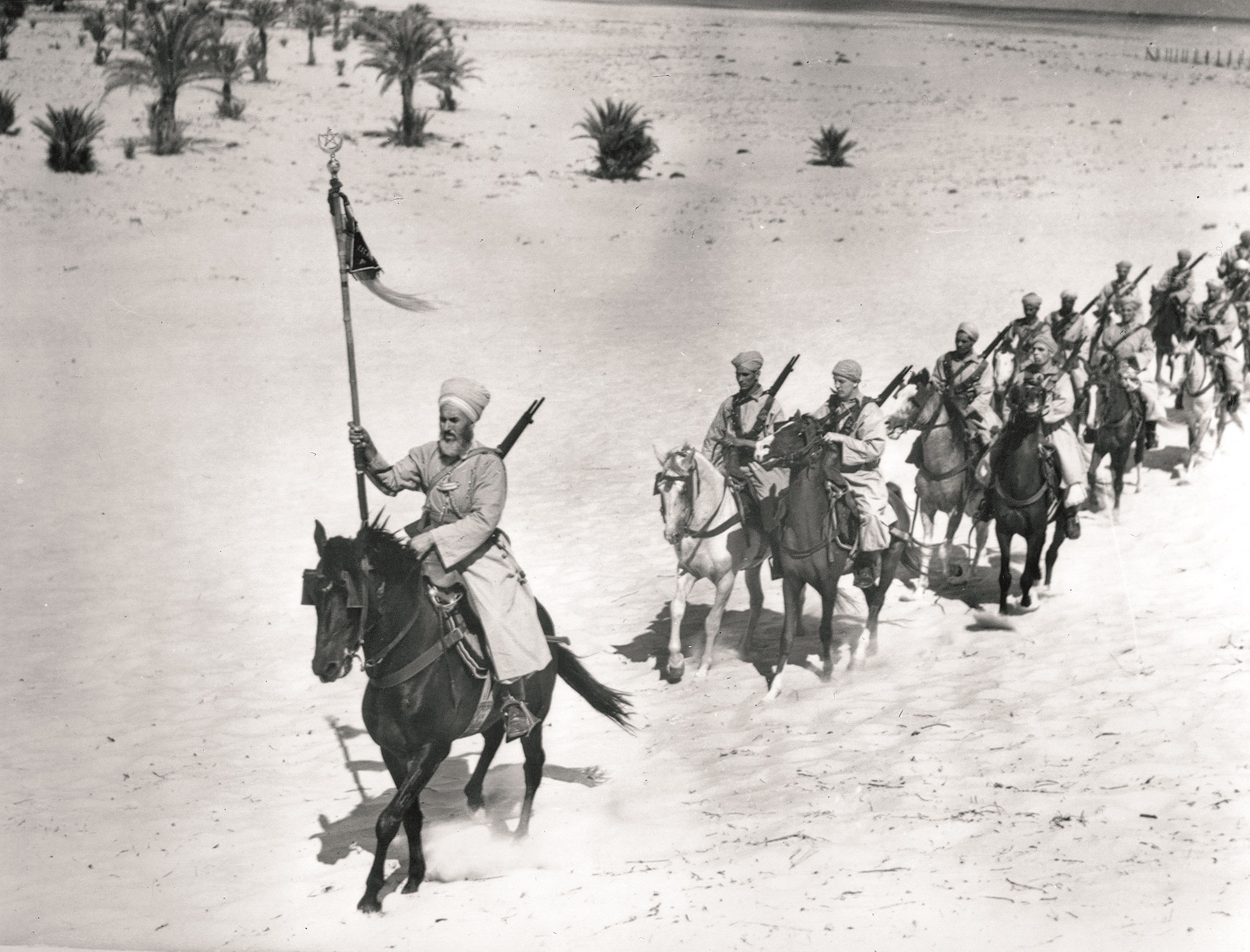 Le ralliement du 1er escadron du 1er régiment de spahis marocains