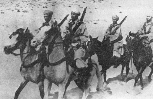Le 1er escadron du 1er régiment de marche de spahis marocains