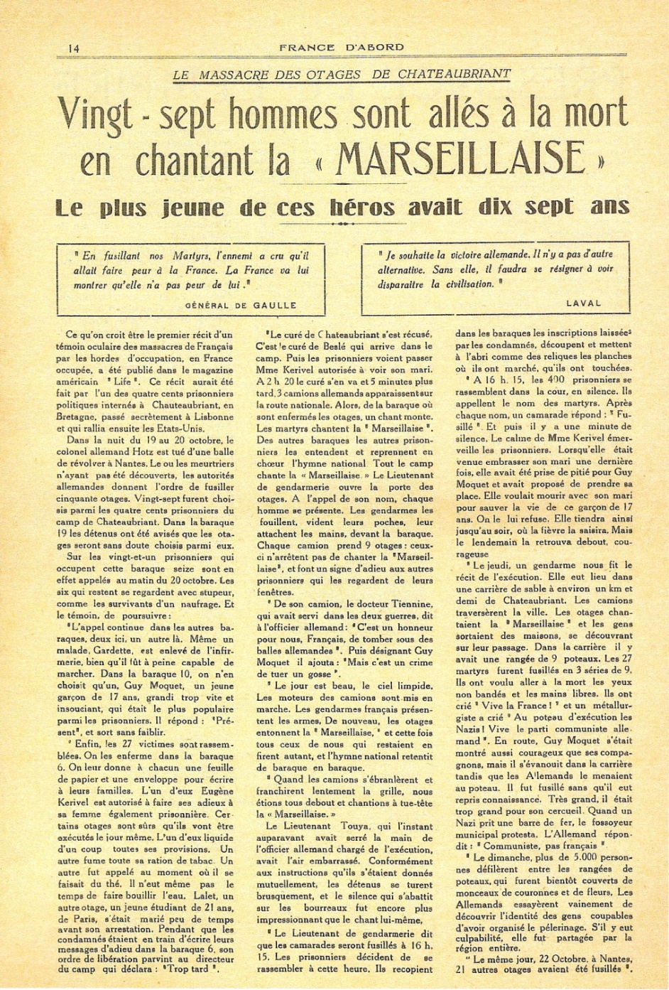 France d’abord (30 juin 1942)