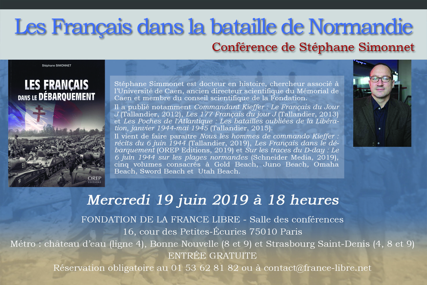 Les Français dans la bataille de Normandie (conférence)