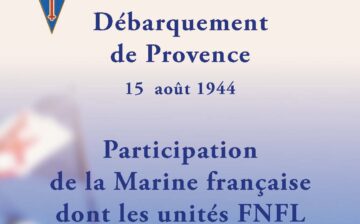 15 août 2019 : hommage aux unités de la Marine française ayant participé au débarquement de Provence