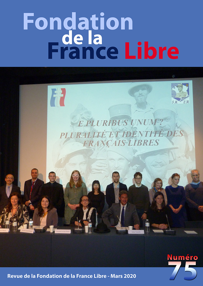 Fondation de la France Libre, n° 75, mars 2020