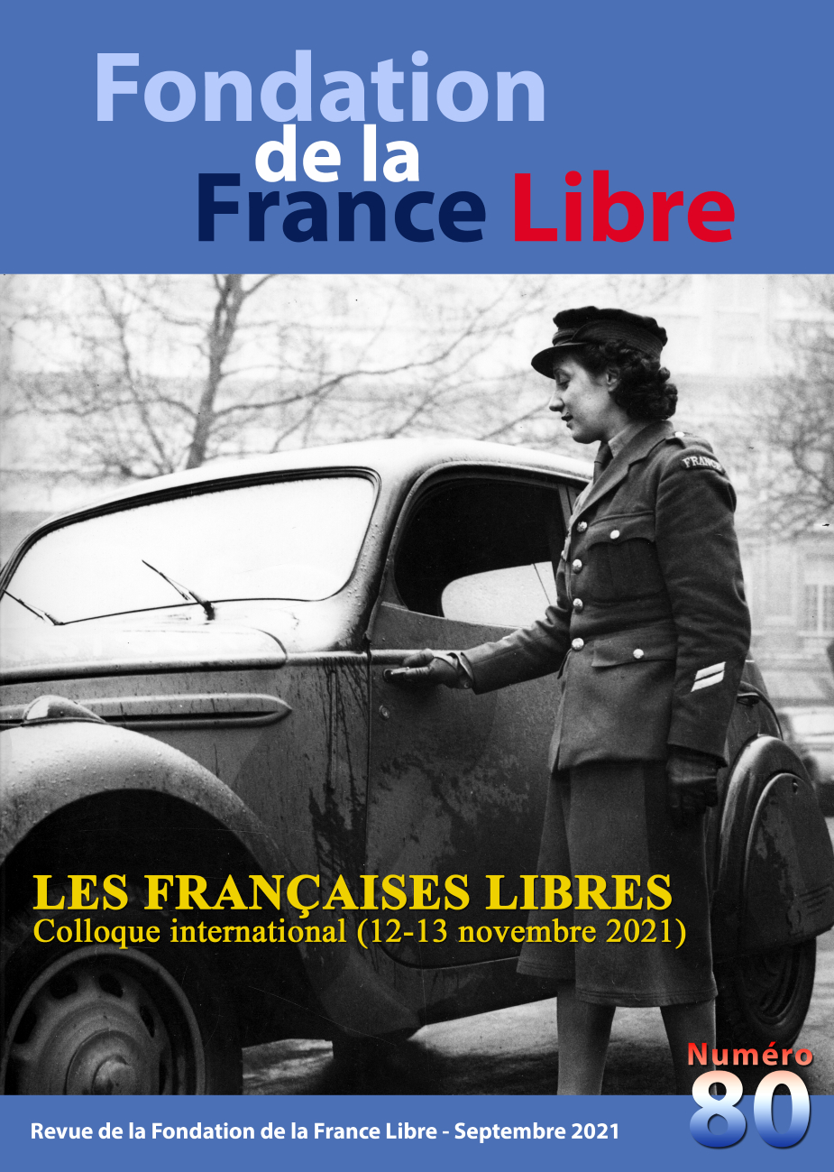 Fondation de la France Libre, n° 80, septembre 2021
