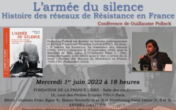 L’armée du silence : histoire des réseaux de Résistance en France (conférence)